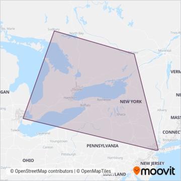FlixBus-us coverage area map