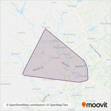 GRT coverage area map