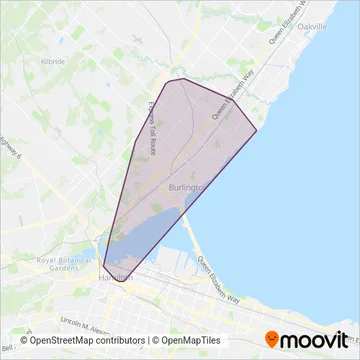Burlington coverage area map