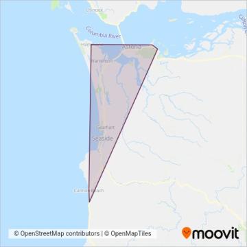 NW Connector coverage area map