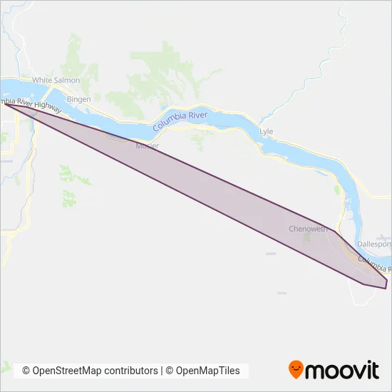 The LINK coverage area map