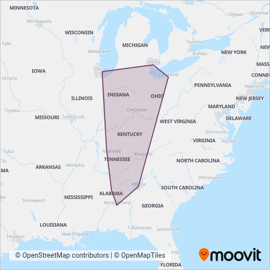 Greyhound-us coverage area map
