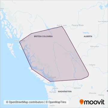 BCTransit coverage area map