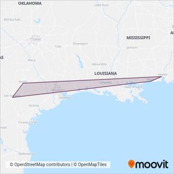 FlixBus-us coverage area map