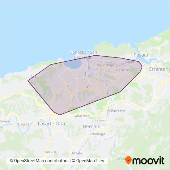 Cobertura del mapa de Dbus