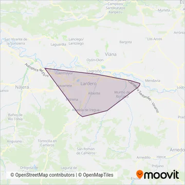 Metropolitano coverage area map