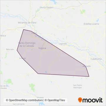 Lineas Rurales coverage area map