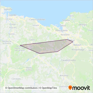 Feve coverage area map