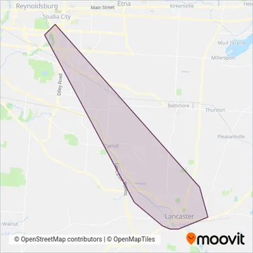 LFPT coverage area map
