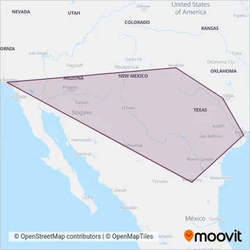 Greyhound-us coverage area map
