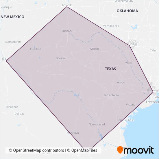 Greyhound-us coverage area map