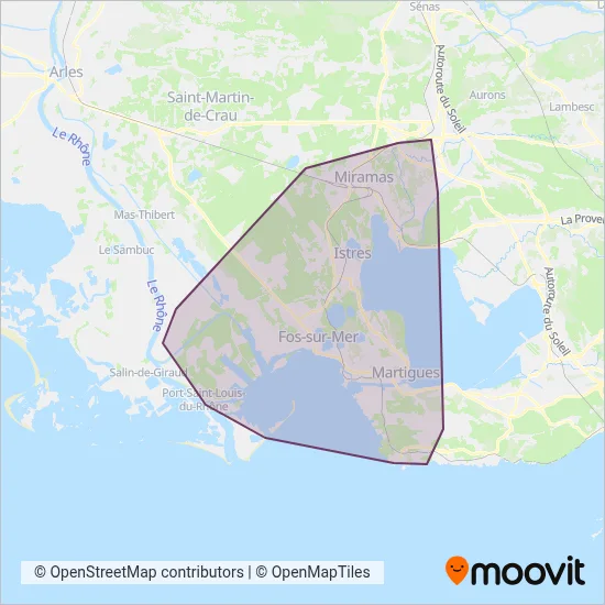 Ulysse coverage area map