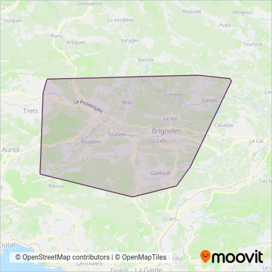 MOUVENBUS 2 coverage area map