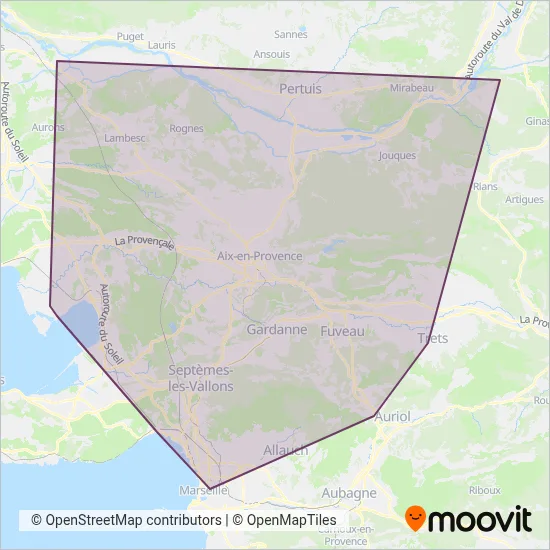 Aix lecar coverage area map