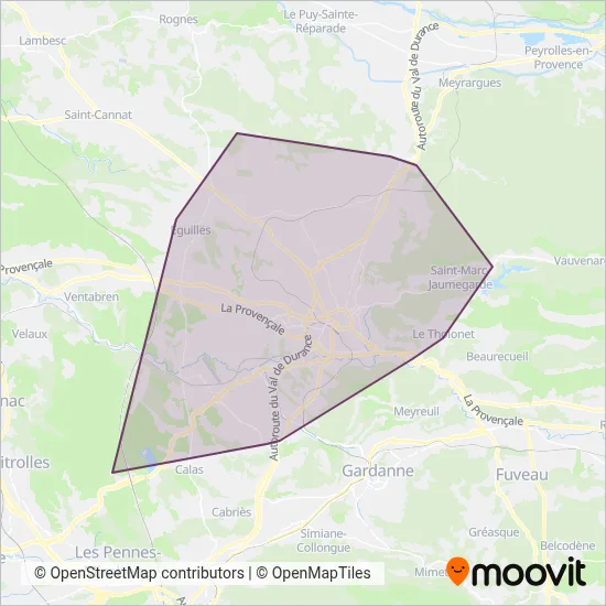 Aix lebus coverage area map
