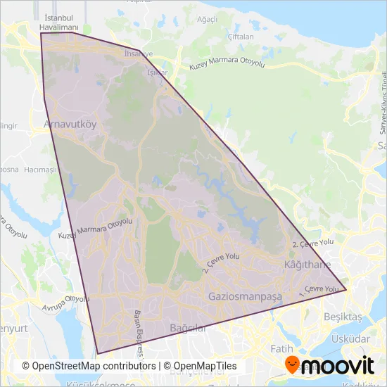 UAB (Subway) coverage area map