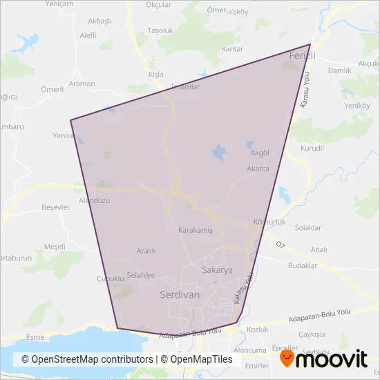SAKUS coverage area map