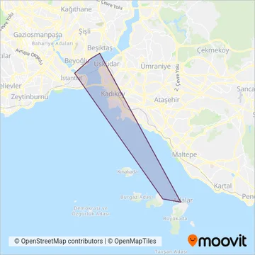 Dentur Avrasya coverage area map