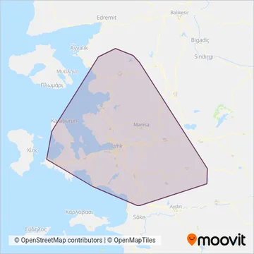 ESHOT coverage area map