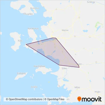Havaş coverage area map
