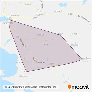 TCDD coverage area map