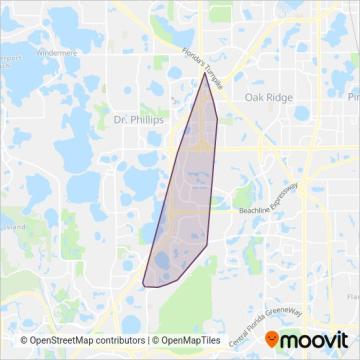 I-RIDE coverage area map