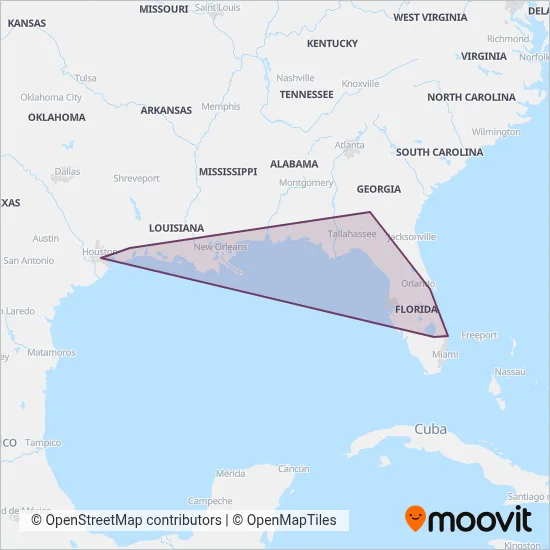 Greyhound-us coverage area map