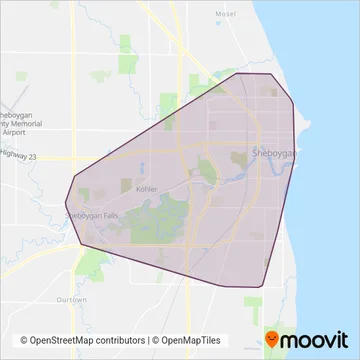 Shoreline Metro coverage area map