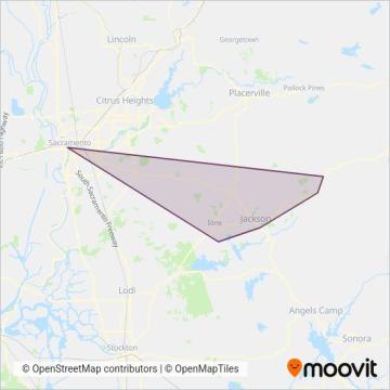 Amador coverage area map