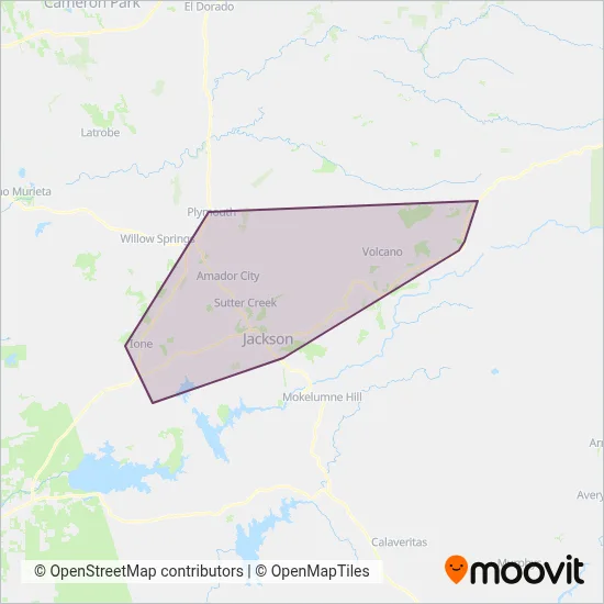 Amador coverage area map