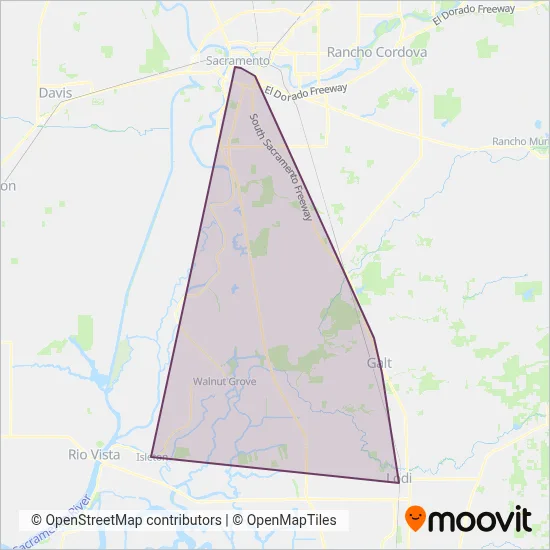 SCT Link coverage area map