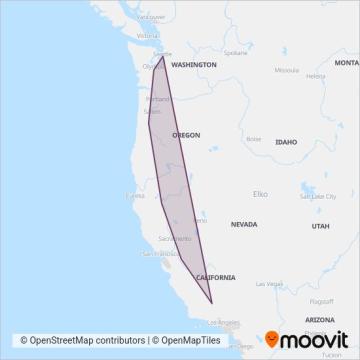 FlixBus-us coverage area map