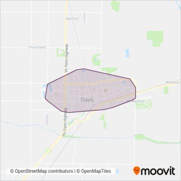 Unitrans coverage area map