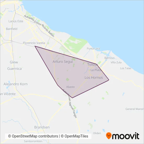 Empresa Nueve de Julio coverage area map