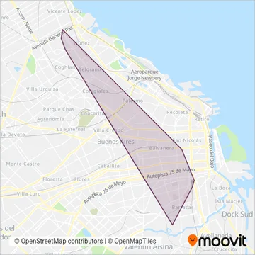 M.O.D.O. coverage area map
