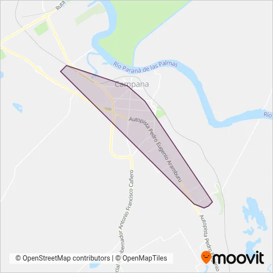 Empresa 6 de Julio coverage area map