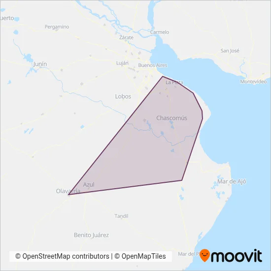 Union Platense SRL coverage area map