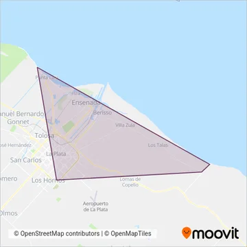 La Unión coverage area map