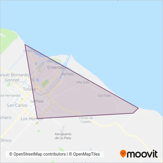 La Unión coverage area map