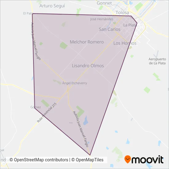 Nueve de Julio coverage area map