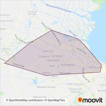 Azul SATA coverage area map
