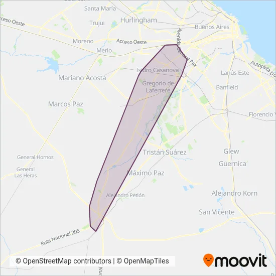 Almafuerte coverage area map