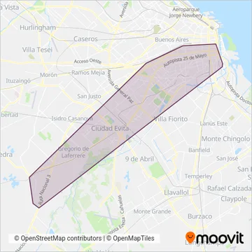 DUVI coverage area map