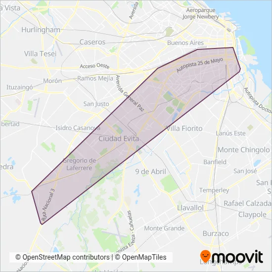 DUVI coverage area map