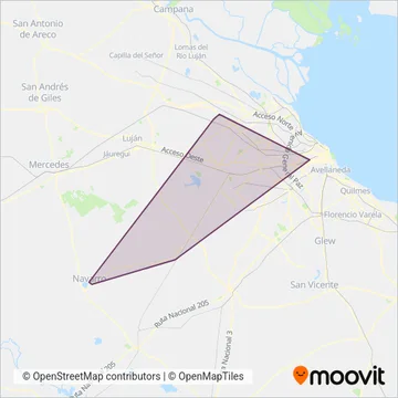 Sargento Cabral SATA coverage area map