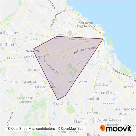 Rocaraza coverage area map
