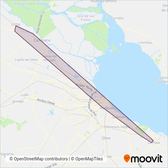 Metropol coverage area map