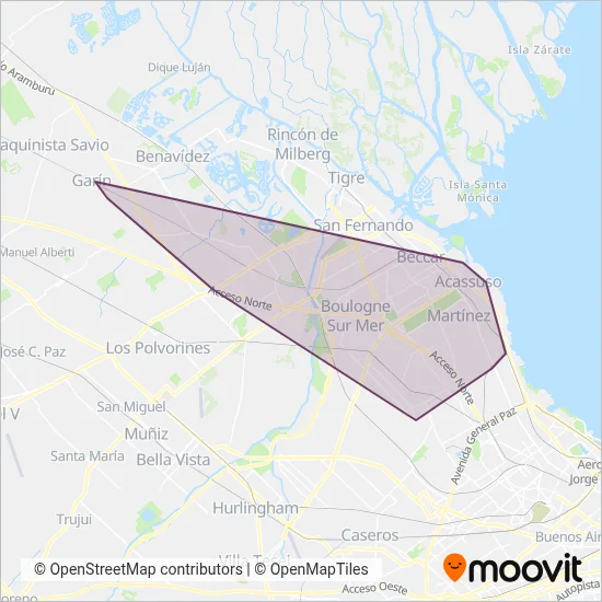 MOGSM coverage area map