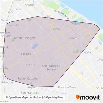 C.O.VE.MA.S.A. coverage area map