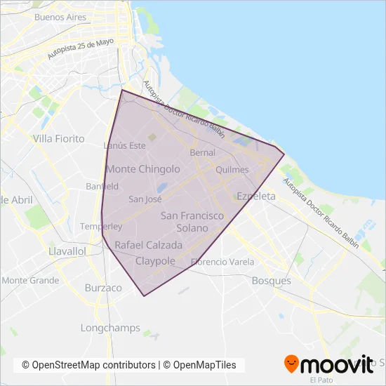 C.O.VE.MA.S.A. coverage area map